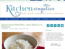 Tablet Screenshot of kitchensimpatico.com
